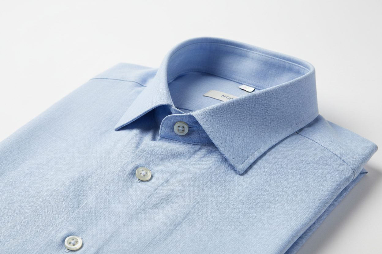 Linen Professional Shirt Detail View